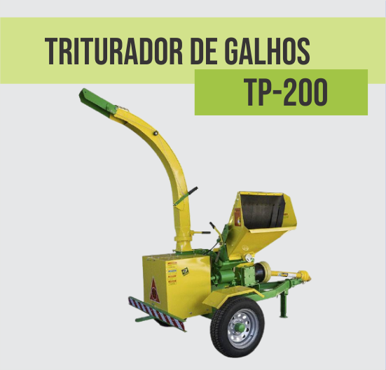 Mini Banner Triturador Galhos